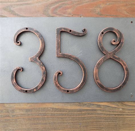 best metal house numbers|2 inch metal house numbers.